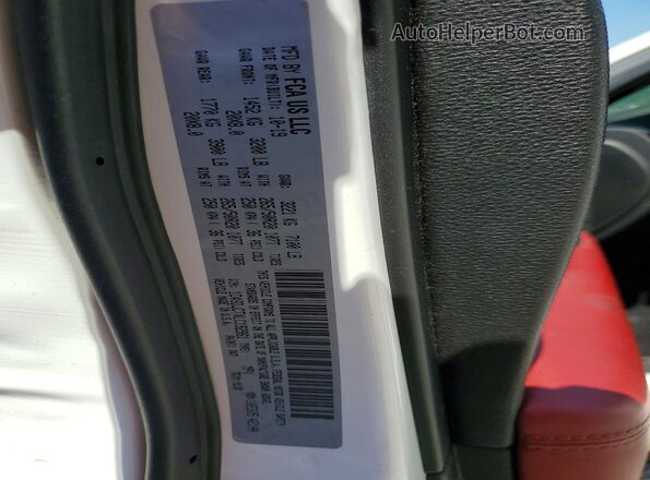 1C4SDJCTXLC192961 2020 DODGE DURANGO White Vista interior de 360 grados