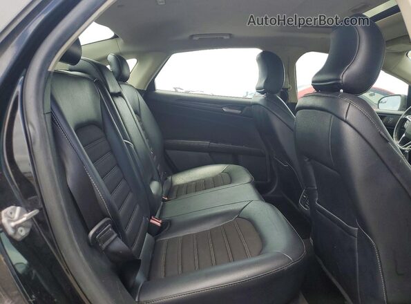 3FA6P0LU6JR137987 2018 FORD FUSION Black Widok wnętrza z tyłu