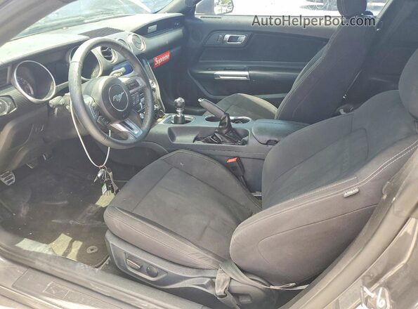 1FA6P8TH1M5125948 2021 FORD MUSTANG Gray Вид щитка приладів