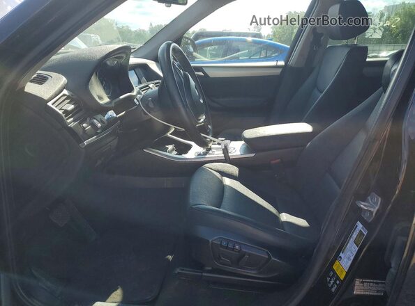 5UXWX9C51H0D99287 2017 BMW X3 Black Widok deski rozdzielczej