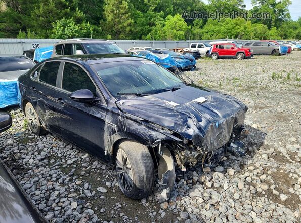 3VWE57BU9KM101471 2019 VOLKSWAGEN JETTA Black Widok z przodu
