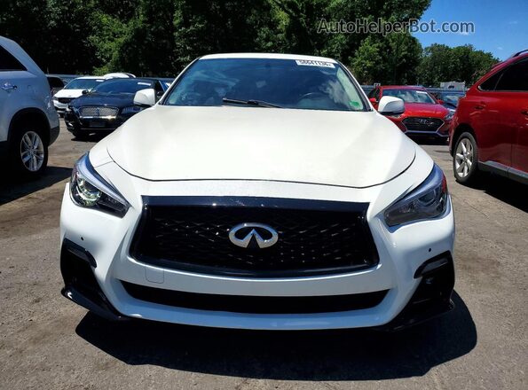 JN1EV7AR7GM343312 2016 INFINITI Q50 White უკანა ხედი