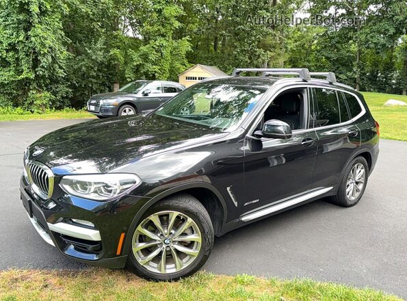5UXTR9C52JLC73490 2018 BMW X3 Black Հետևի աջ