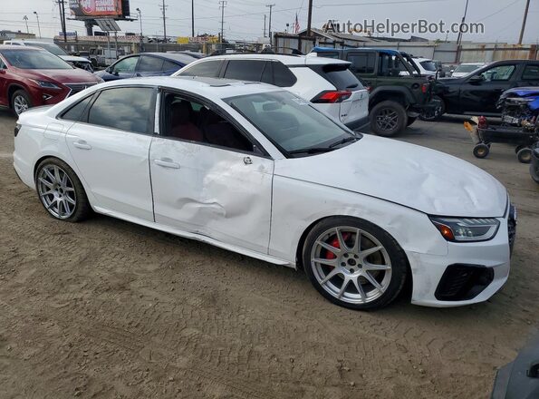 WAUB4AF45MA006953 2021 AUDI S4 White 