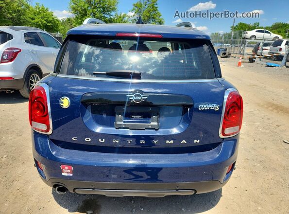 WMZYU7C51K3F93976 2019 MINI COOPER Blue Vista trasera