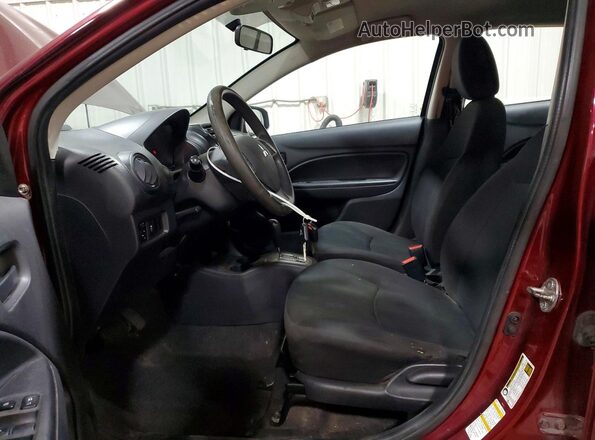ML32F3FJXJHF11264 2018 MITSUBISHI MIRAGE Red Dashboard view