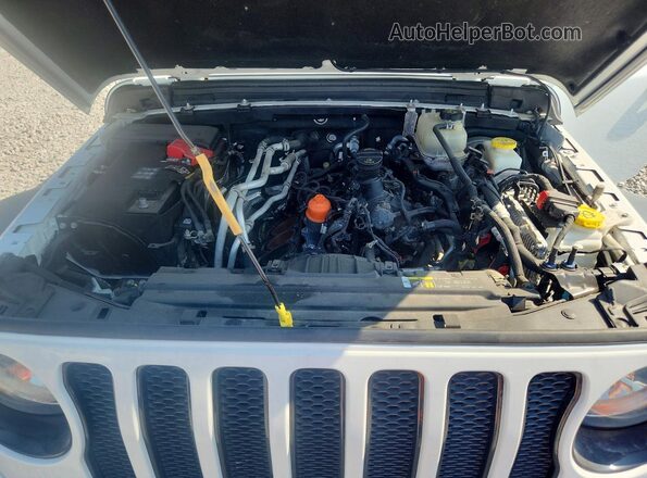 1C4HJXDG6LW201595 2020 JEEP WRANGLER White Շարժիչի բաժամունքի տեսք