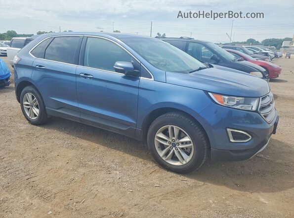 2FMPK4J91JBB49476 2018 FORD EDGE Blue წინა ხედი