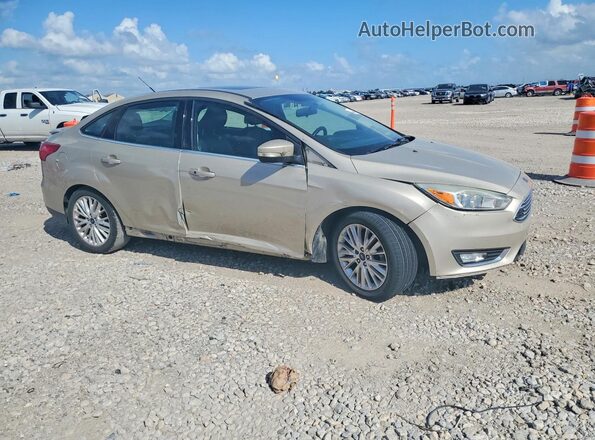 1FADP3J25HL201410 2017 FORD FOCUS Beige 