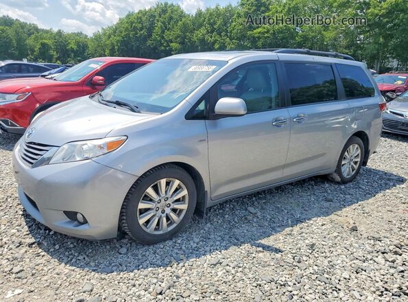 5TDDZ3DCXHS181159 2017 TOYOTA SIENNA Gray უკანა მარცხენა
