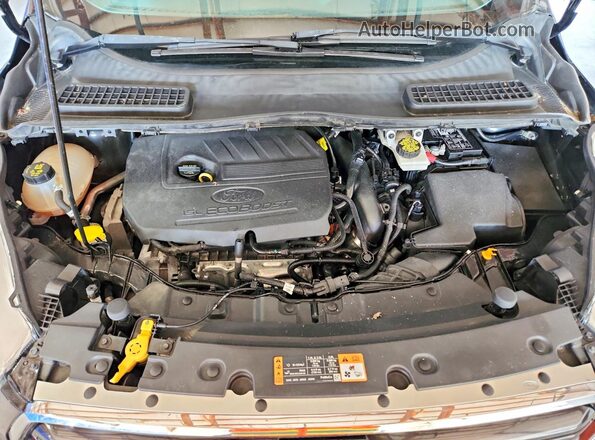 1FMCU0GD3HUC74383 2017 FORD ESCAPE Черный Вид наклейки с VIN-кодом