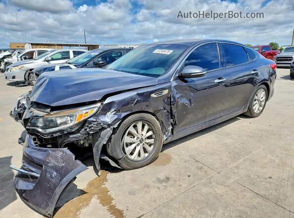 5XXGU4L39JG215893 2018 KIA OPTIMA Charcoal Rear left