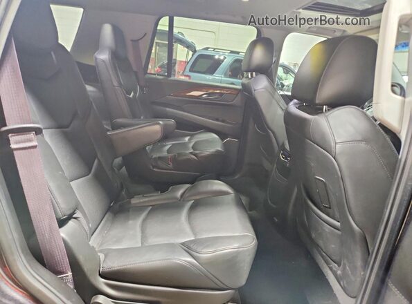 1GYS4BKJ2GR381803 2016 CADILLAC ESCALADE Black ძრავის განყოფილების ხედი