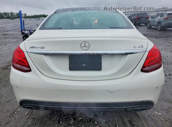 55SWF6EB4JU247044 2018 MERCEDES-BENZ C White Front interior view