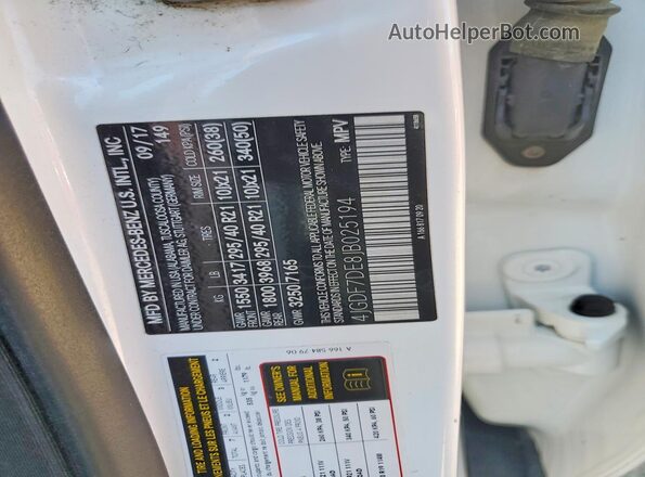 4JGDF7DE8JB025194 2018 MERCEDES-BENZ GLS White 
