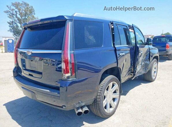 1GYS4CKJ2KR103353 2019 CADILLAC ESCALADE Blue Դիմացի տեսք