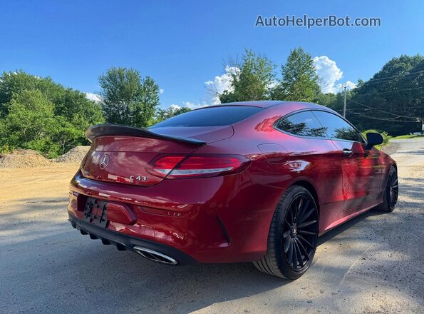 WDDWJ6EB1HF479421 2017 MERCEDES-BENZ C Red 