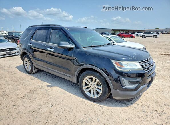 1FM5K7B85GGA51308 2016 FORD EXPLORER Black Դիմացի տեսք