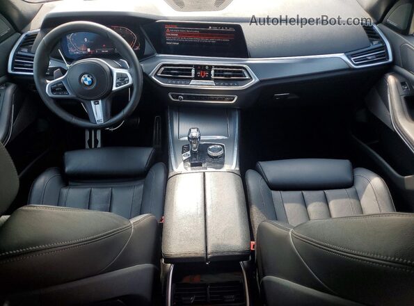 5UXCR6C54KLL36649 2019 BMW X5 Black Instrument cluster view