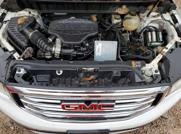 1GKKNLLS2JZ233453 2018 GMC ACADIA White VIN sticker view