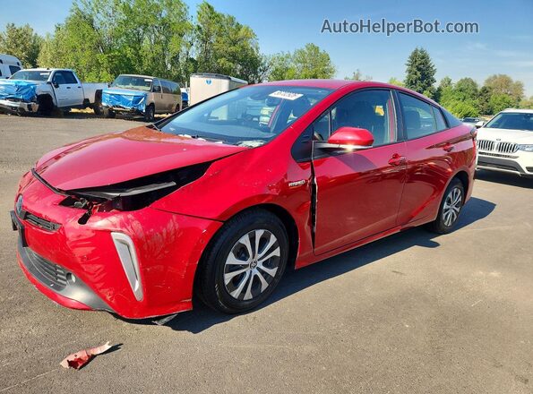JTDL9MFU1N3038363 2022 TOYOTA PRIUS Red 