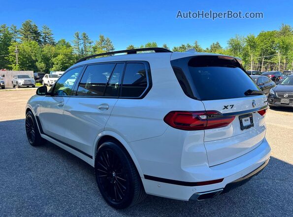 5UXCX4C59KLS38985 2019 BMW X7 White Հետևի աջ