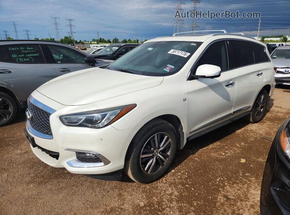 5N1DL0MM6JC502139 2018 INFINITI QX60 Белый Задняя левая четверть