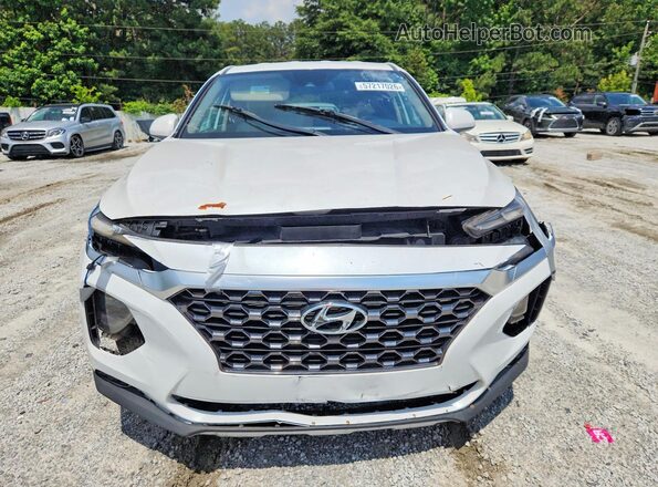 5NMS23AD0KH041818 2019 HYUNDAI SANTA White Widok z tyłu