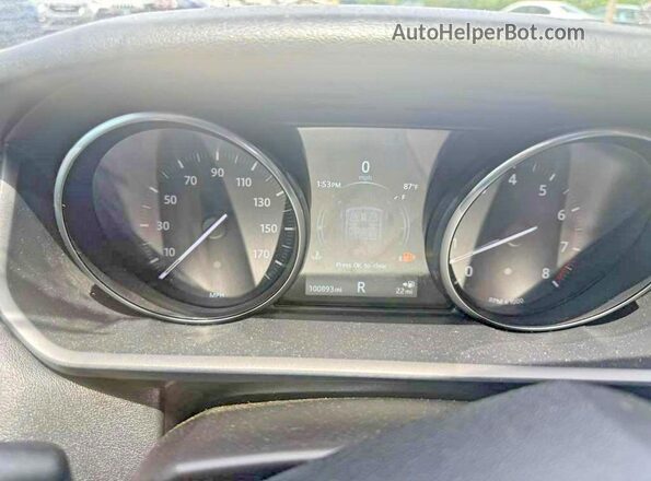SALWR2FV4HA686301 2017 LAND ROVER RANGE ROVER Gray ხელსაწყოთა პანელის ხედი