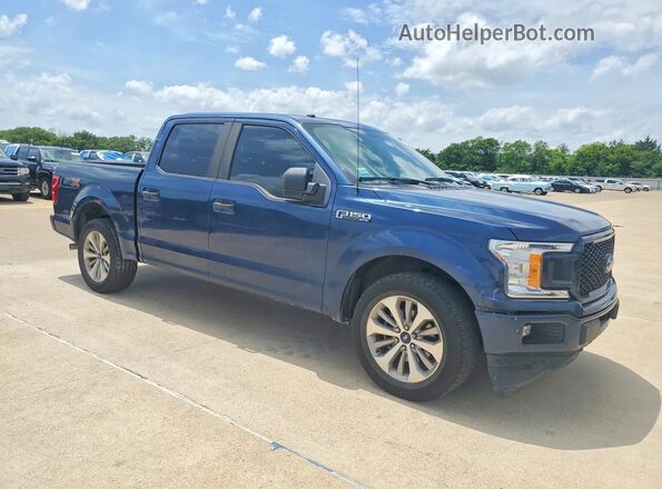 1FTEW1CP9JFD42841 2018 FORD F150 Blue Դիմացի տեսք