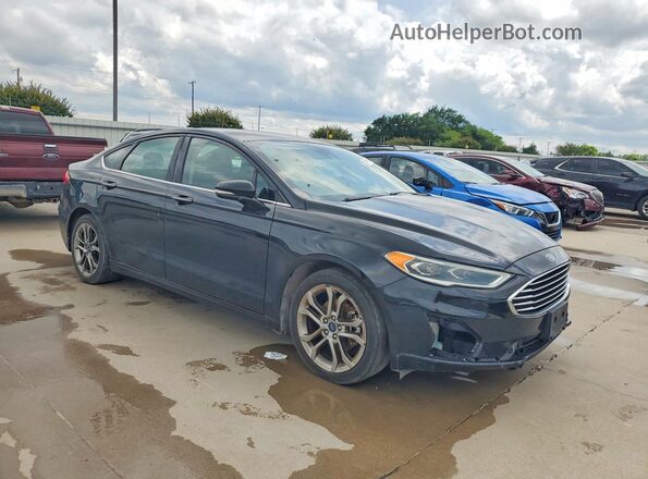 3FA6P0CD1LR130688 2020 FORD FUSION Black წინა ხედი