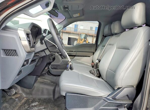 1FTEW1CP4MFA99041 2021 FORD F150 Черный Вид панели приборов