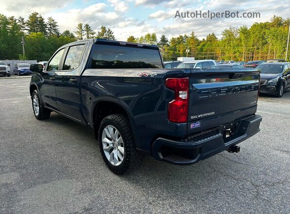 1GCPDBEK7NZ549593 2022 CHEVROLET SILVERADO Blue 