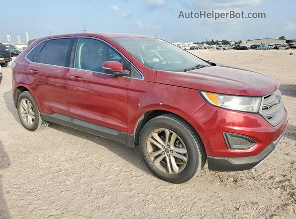 2FMPK3J82HBC49016 2017 FORD EDGE Red Вид спереду