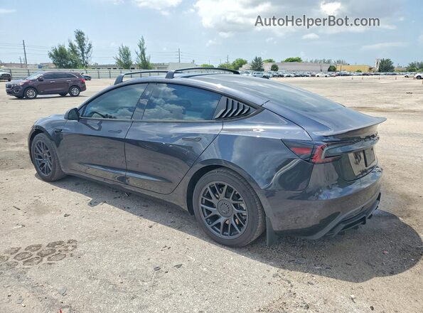 5YJ3E1EA6SF998777 2025 TESLA MODEL 3 Gray Հետևի աջ