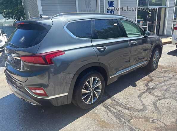 5NMS3CAD2KH040165 2019 HYUNDAI SANTA Gray Vista frontal