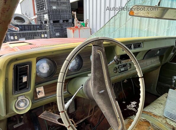 336871R159066 1971 OLDSMOBILE CUTLASS Зеленый Вид задних сидений