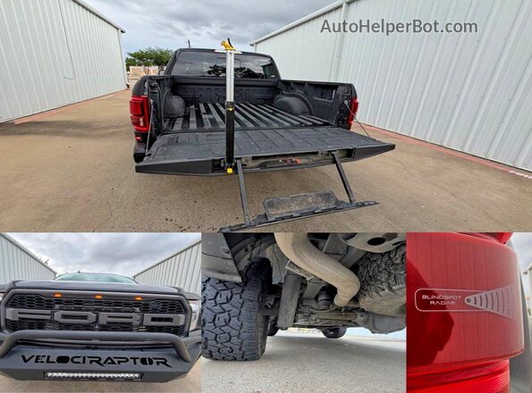 1FTFW1RG4LFC17289 2020 FORD F150 Black Widok wnętrza 360 stopni