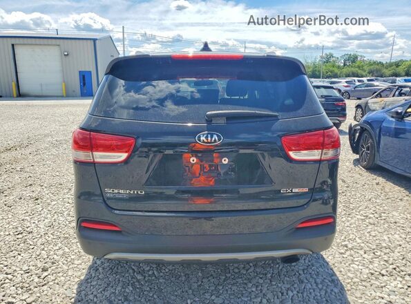 5XYPH4A13HG258797 2017 KIA SORENTO Black Vista interior delantera