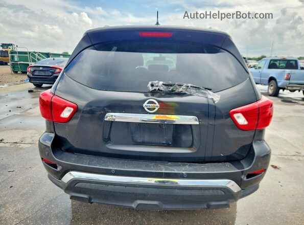 5N1DR2MN7HC614171 2017 NISSAN PATHFINDER Black Вид салону спереду