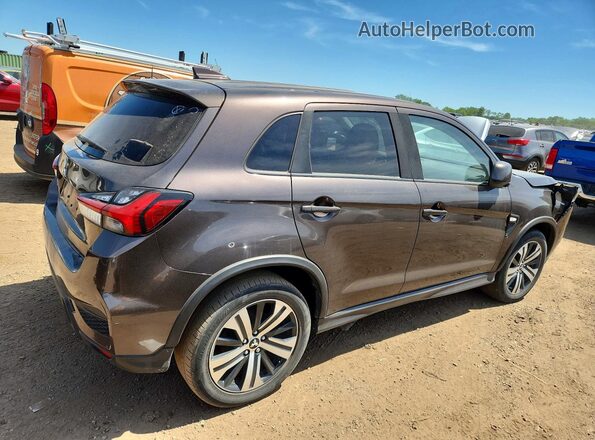 JA4AP3AU1LU016525 2020 MITSUBISHI OUTLANDER Серый Передняя правая четверть