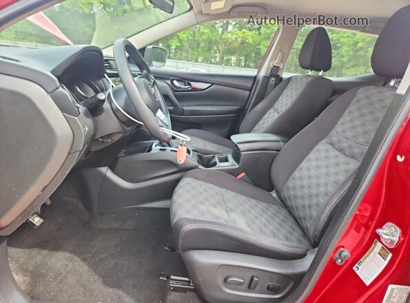 JN1BJ1CR7HW121559 2017 NISSAN ROGUE Red წინა პანელის ხედი