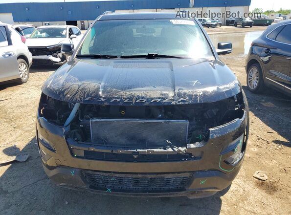 1FM5K8GT2GGA84575 2016 FORD EXPLORER Black Vista trasera