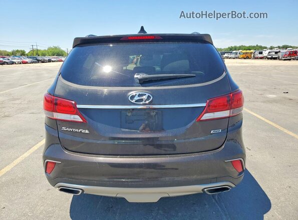 KM8SMDHF7HU176220 2017 HYUNDAI SANTA Brown Vista interior delantera