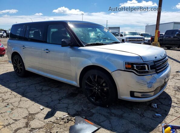 2FMHK6D89KBA05159 2019 FORD FLEX Silver Widok z przodu