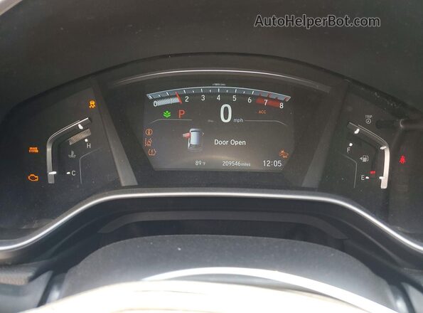 5J6RW1H5XJL002313 2018 HONDA CR-V White 