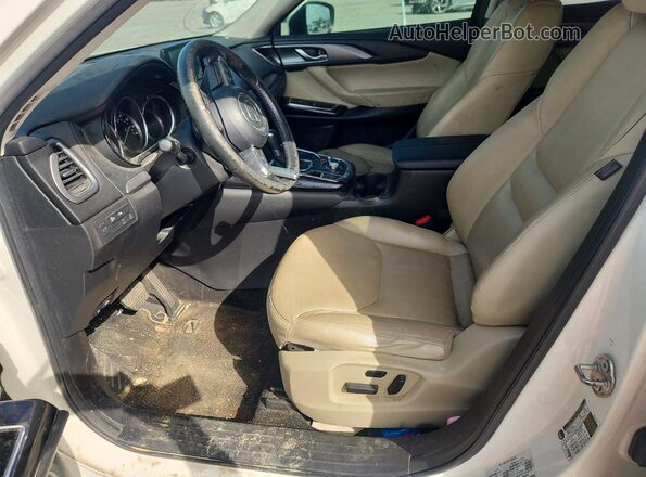 JM3TCACY0G0112178 2016 MAZDA CX-9 White Առջևի վահանակի տեսք