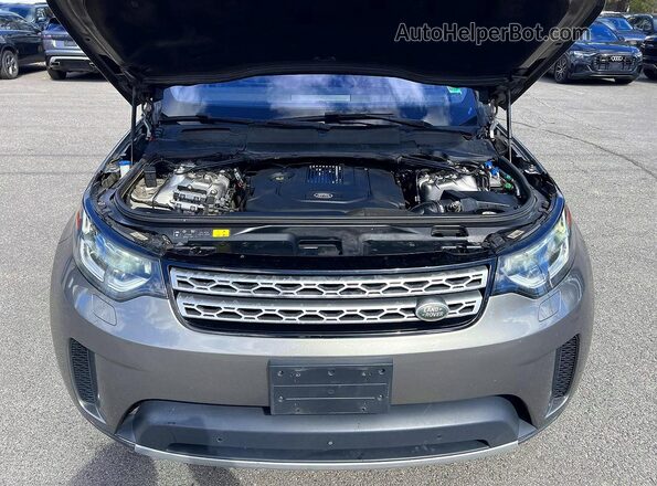 SALRRBBK0HA038494 2017 LAND ROVER DISCOVERY Gray Instrument cluster view