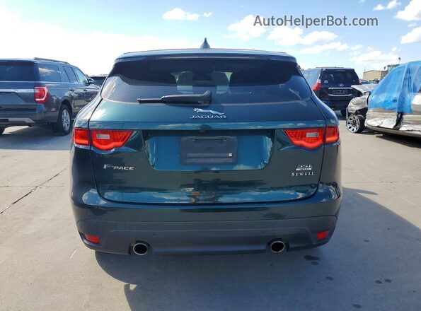 SADCL2BV7HA085292 2017 JAGUAR F-PACE Green წინა სალონის ხედი
