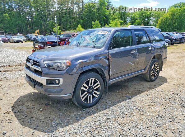 JTEKU5JR6P6165335 2023 TOYOTA 4RUNNER Серый Задняя левая четверть